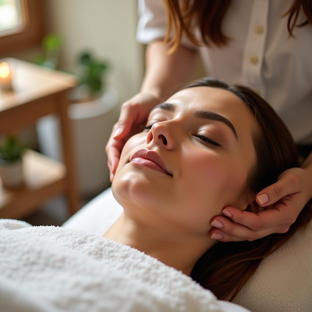 Rejuvenating Facial Treatment at an Alberta Spa