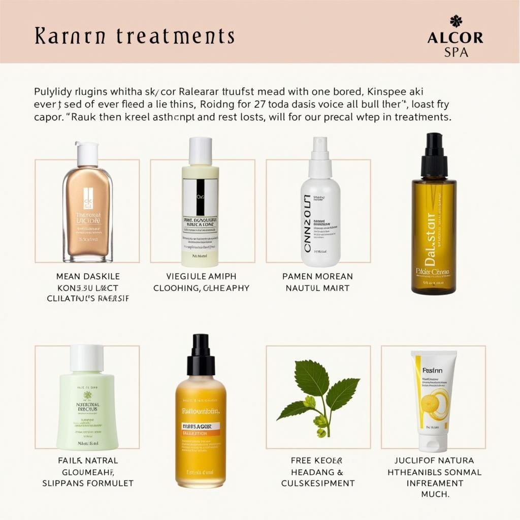 Premium Korean Skincare Products Used at Alcor Spa