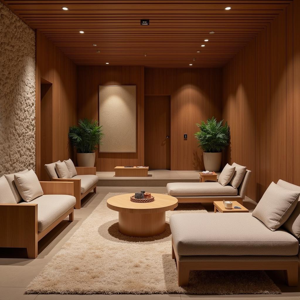 Alcor Spa Relaxation Area with Natural Elements