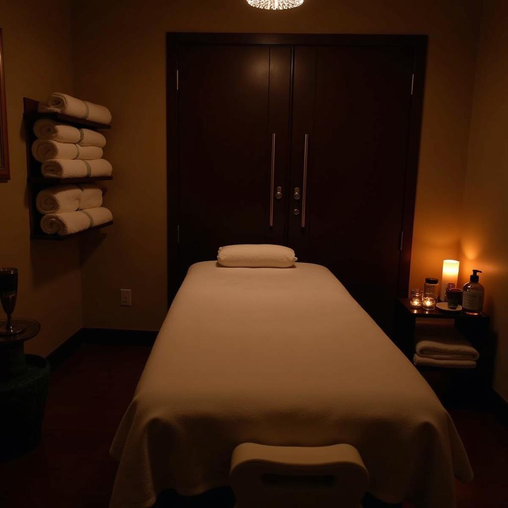 Luxurious Treatment Room at Alexander House Spa