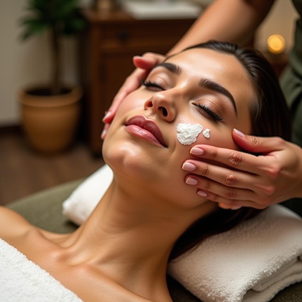 Aline's Beauty Care & Spa Candolim Goa Facial Treatment