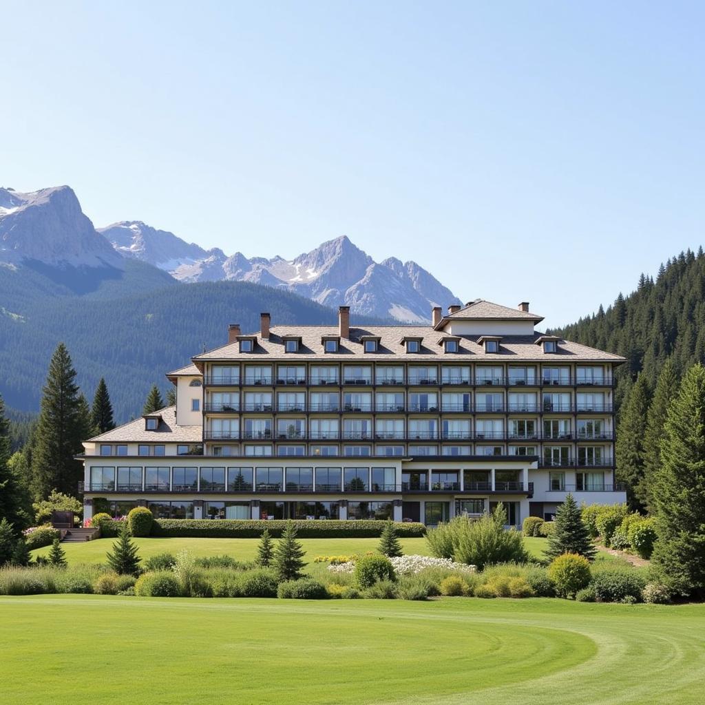 Ameron Alpsee Resort Exterior with Neuschwanstein Castle View