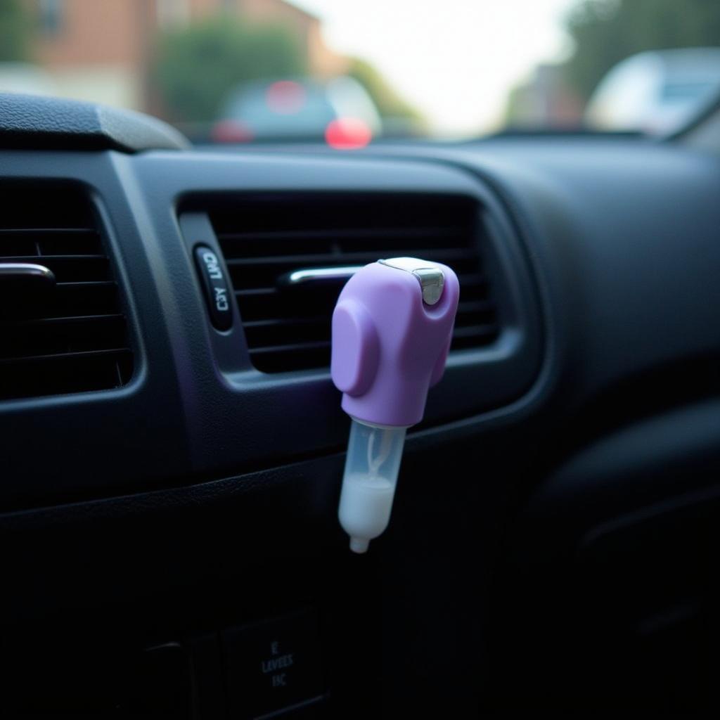 Ambipur Car Clip Lavender Spa Attached to Car Vent