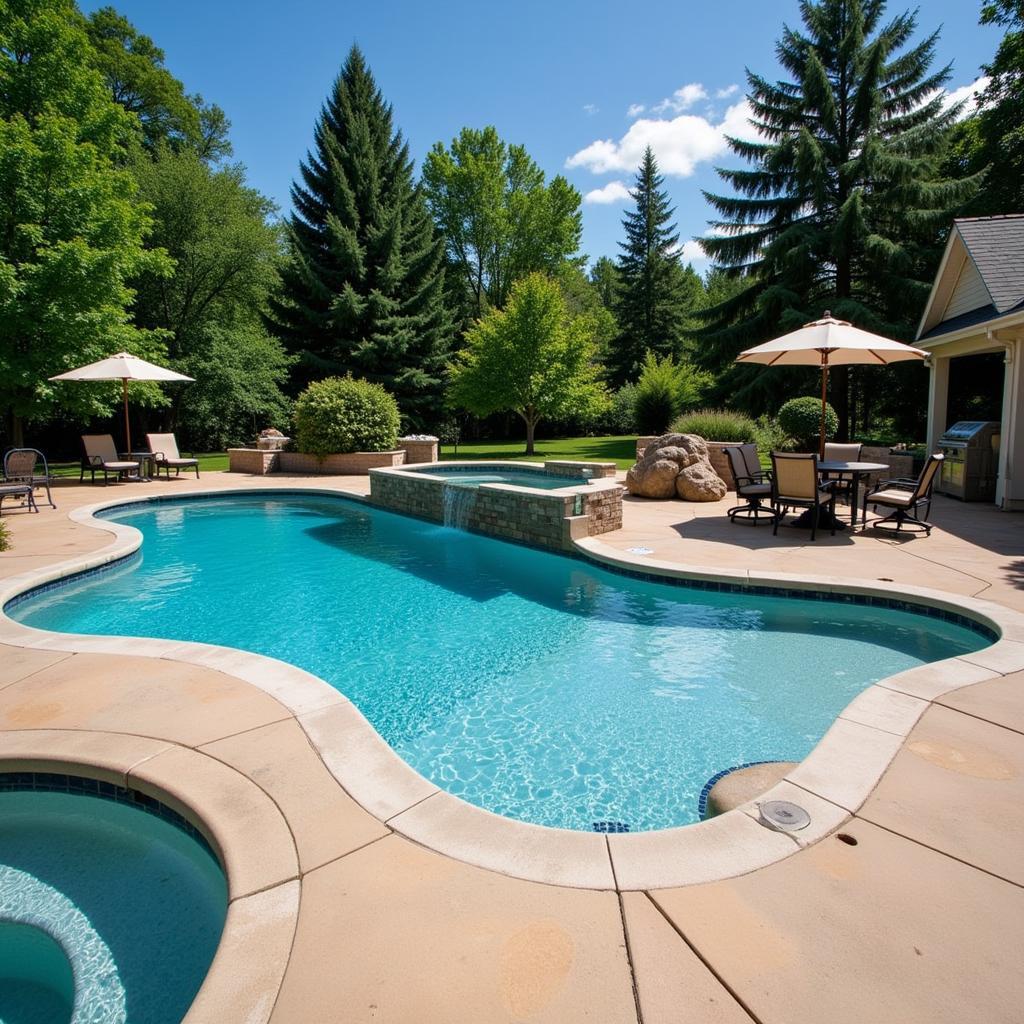 American Pool and Spa Backyard Oasis