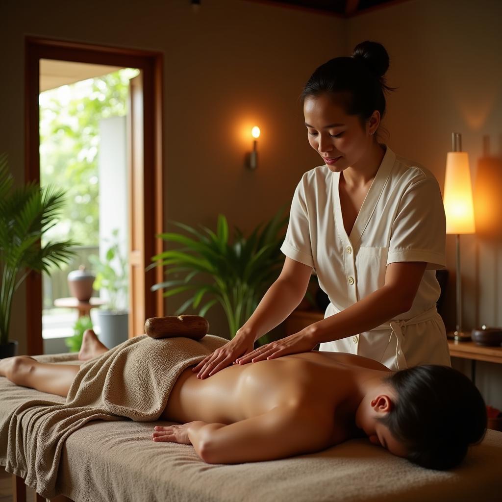 Balinese massage at Amo Spa Center Canggu