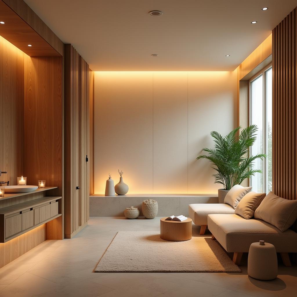 Relaxing interior of an Amo Thai Spa in Ahmedabad