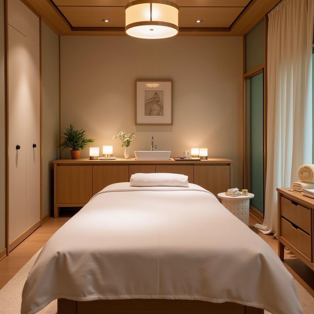 Luxurious Treatment Room at Anantara Bangkok Spa