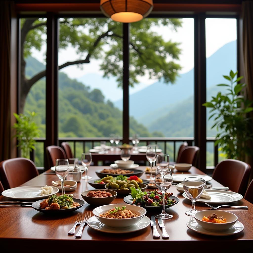 Dining Experience at Anantara Emei Resort & Spa