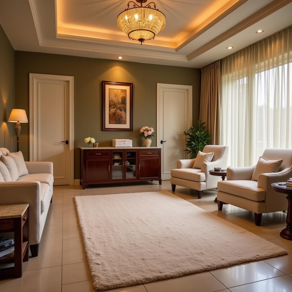 Relaxing Interior of Ananya Spa and Salon