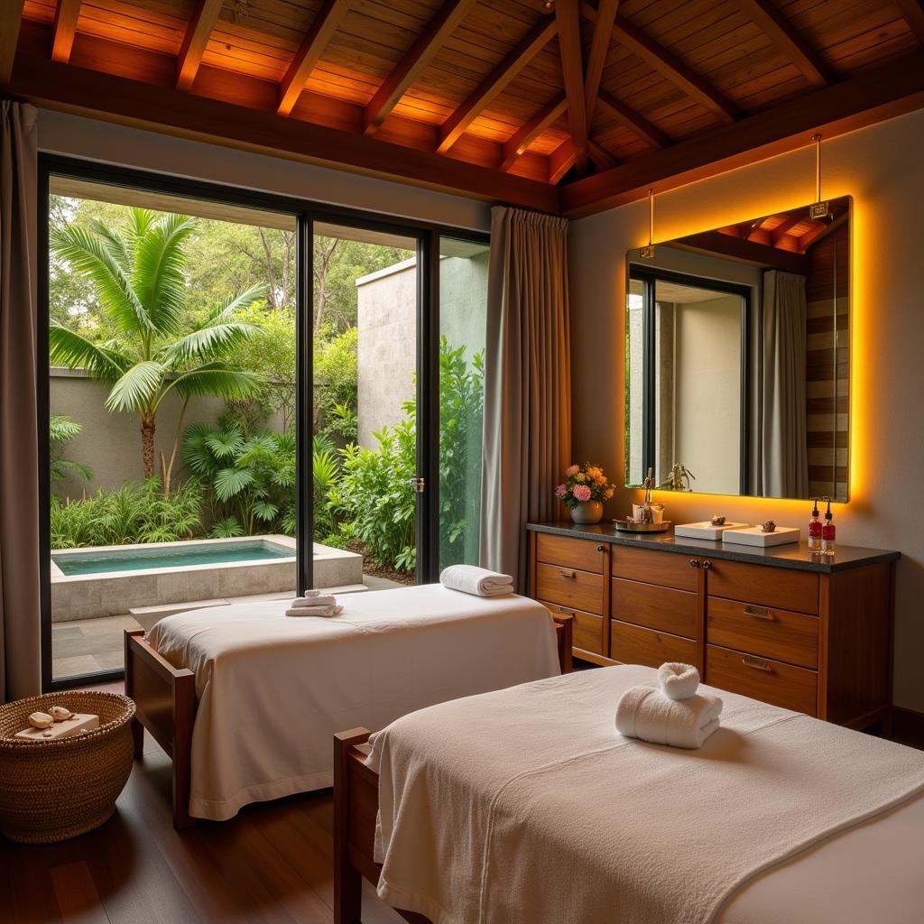 Relaxing Atmosphere of Anara Spa with Tropical Accents