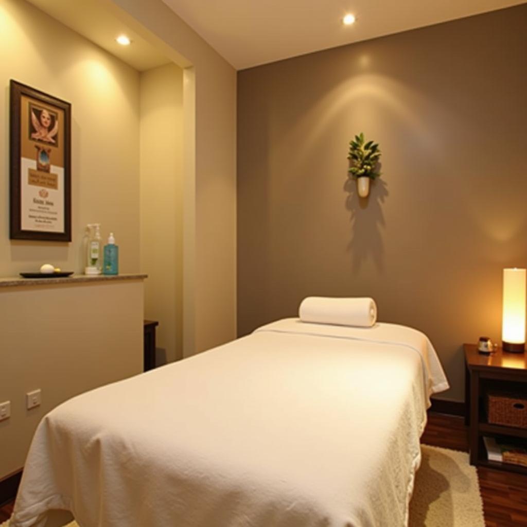 Serene Treatment Room at Angel Touch Spa Kanpur