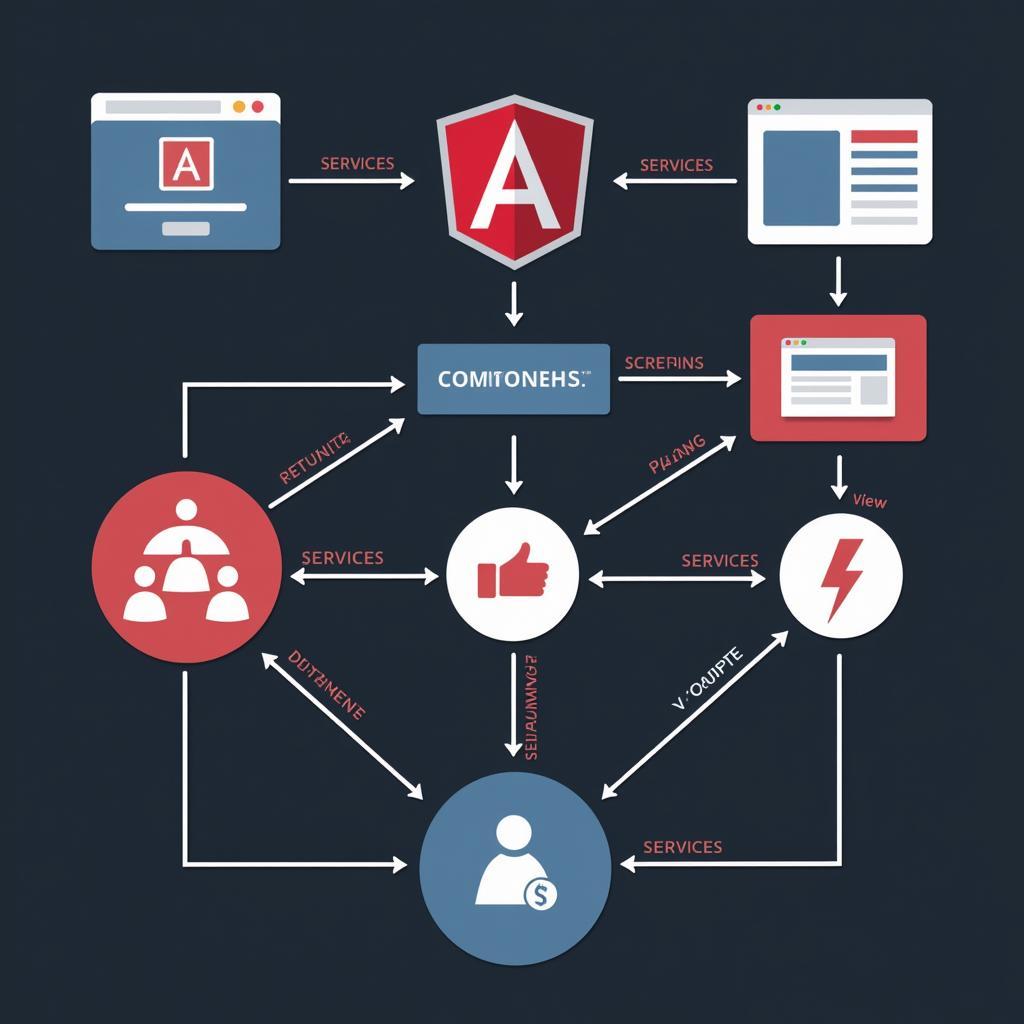 Angular SPA Architecture Diagram