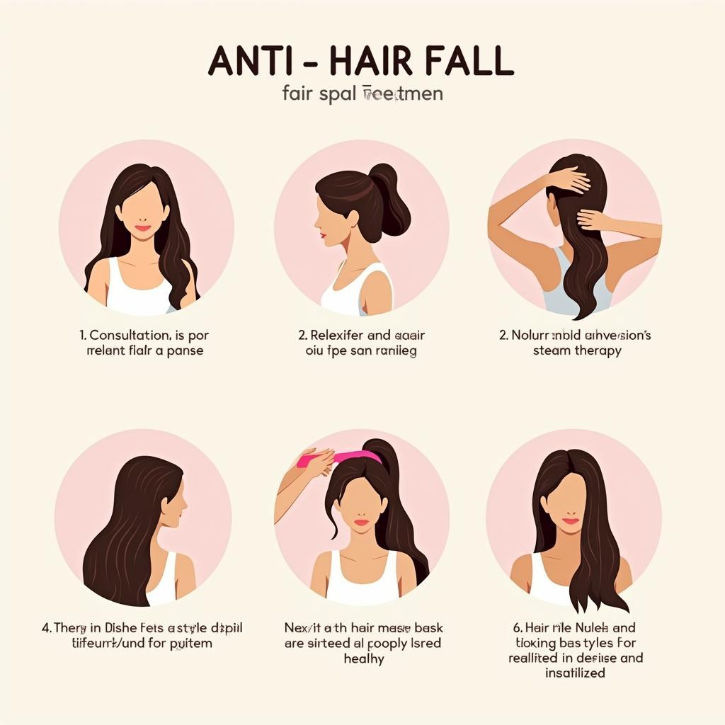 Anti Hairfall Hair Spa Treatment Process