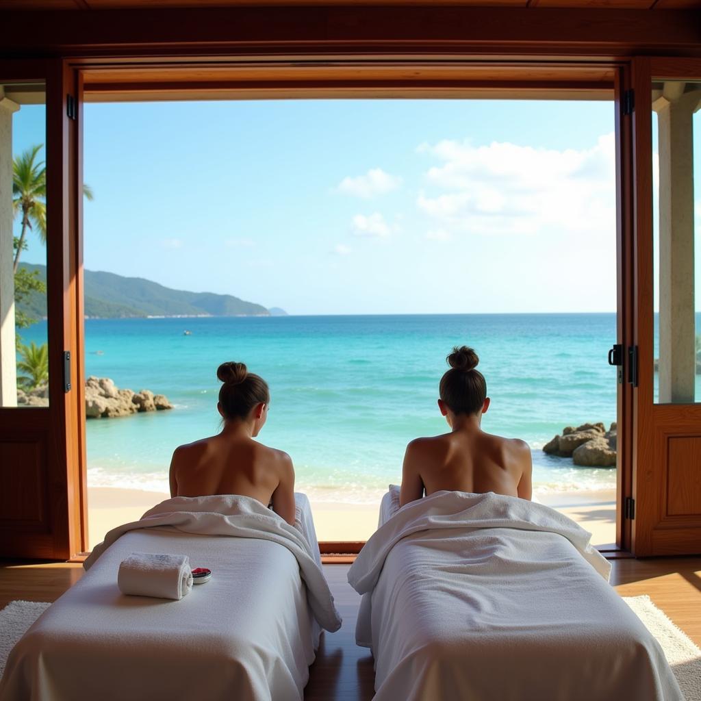 Antigua Spa Resort Ocean View Massage