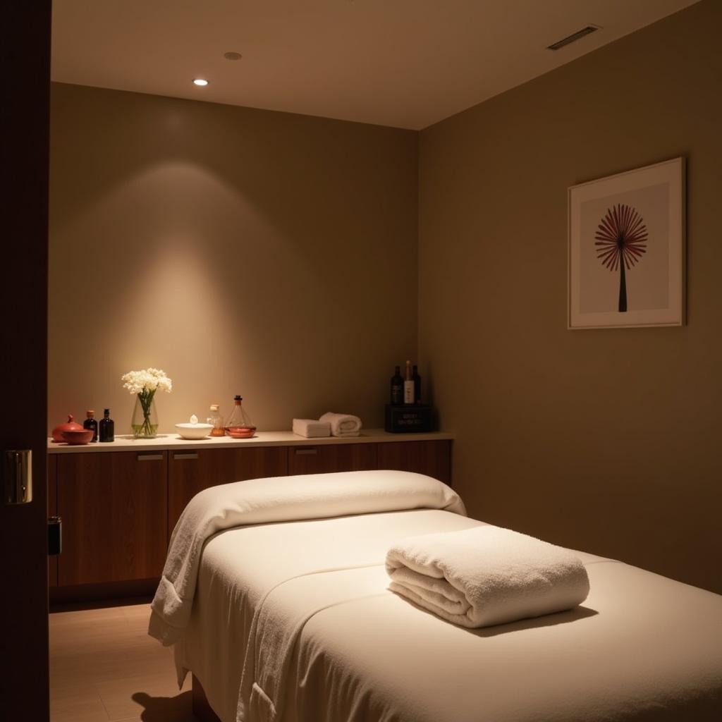 Relaxing Treatment Room at Apex Spa Hauz Khas