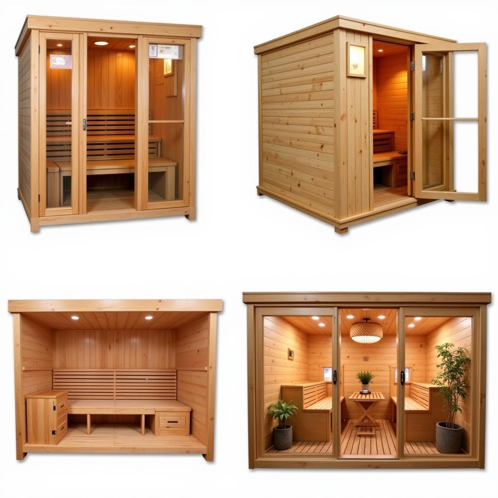 Variety of Saunas at Aqua Dome