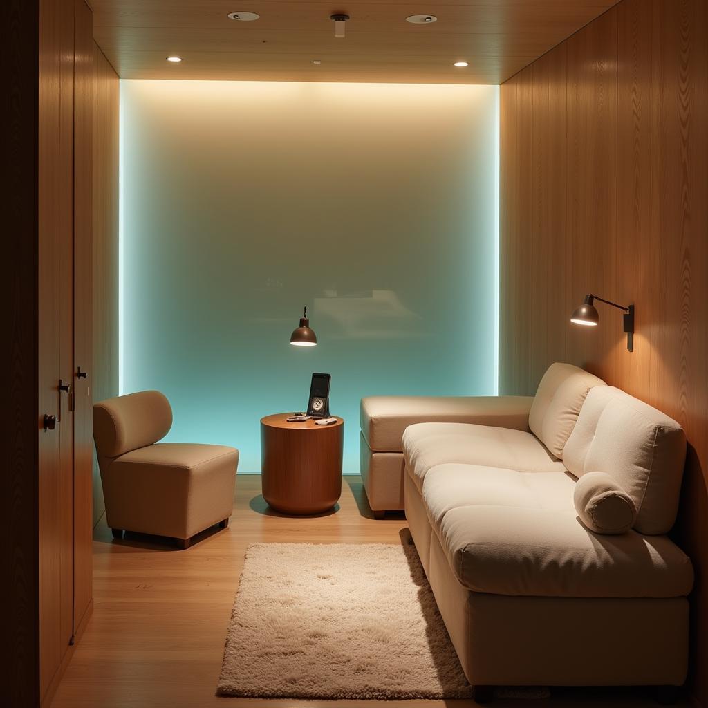 Serene aqua spa & humm treatment room