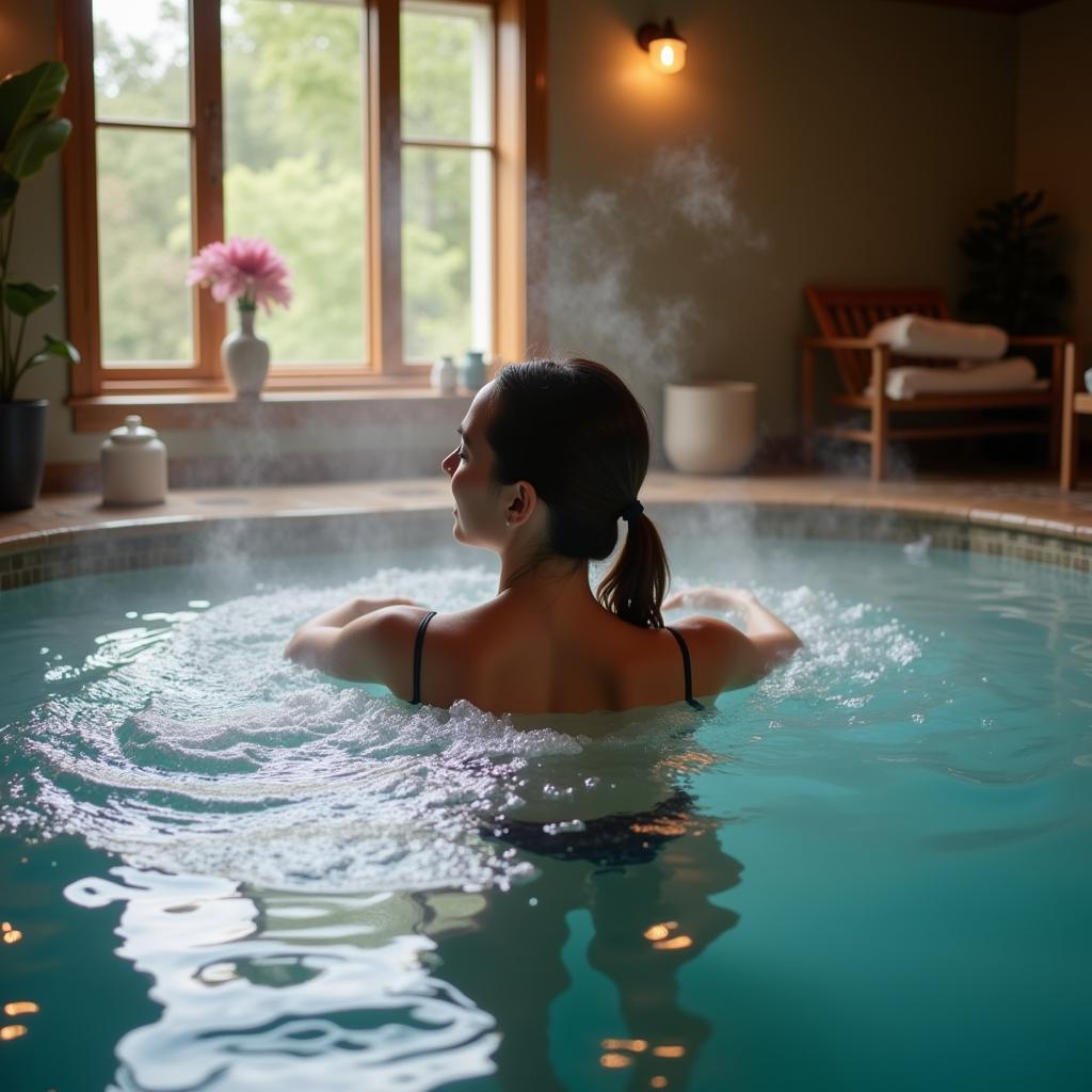 Relaxing Aqua Therapy Session in Alamo Spa