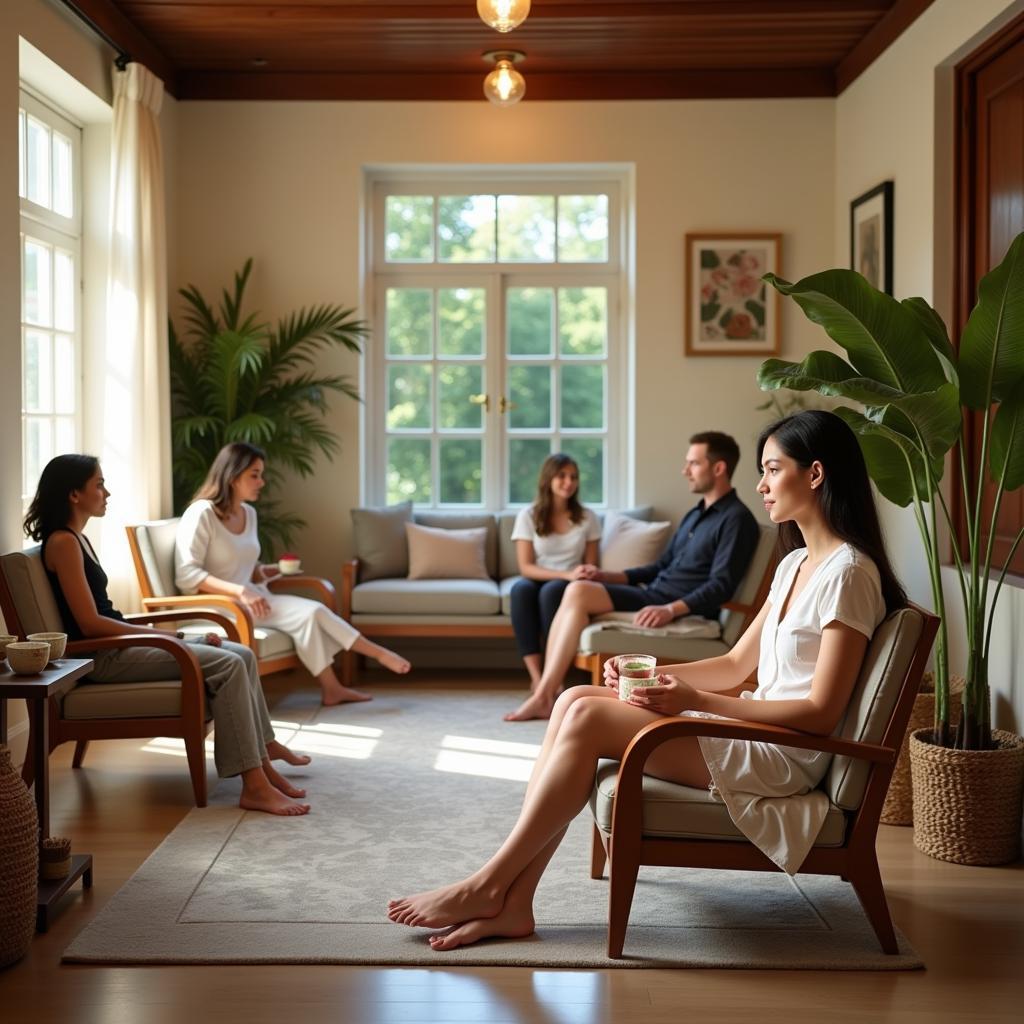 Relaxation Area at Aquastar Spa