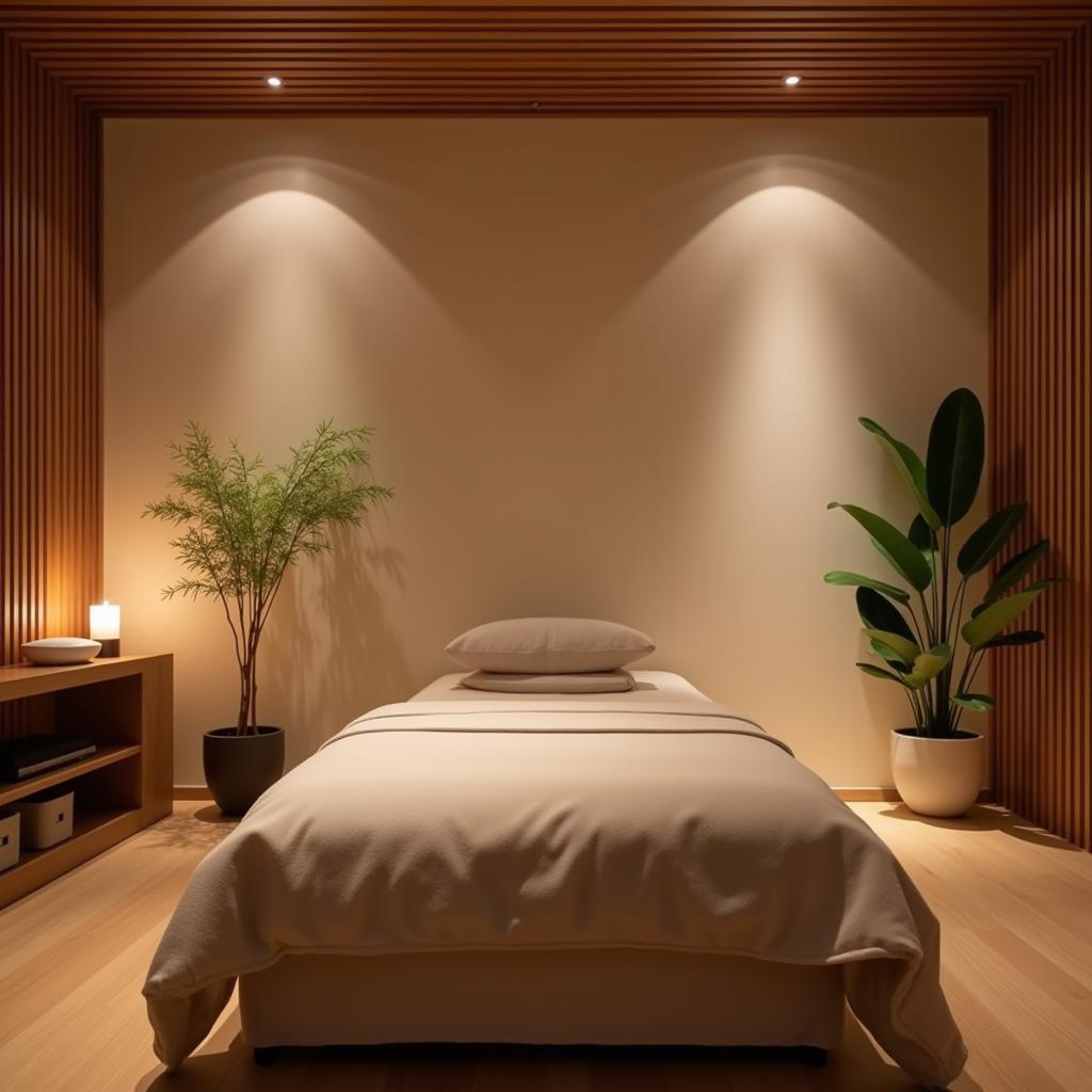 Tranquil Treatment Room at Arcen Spa