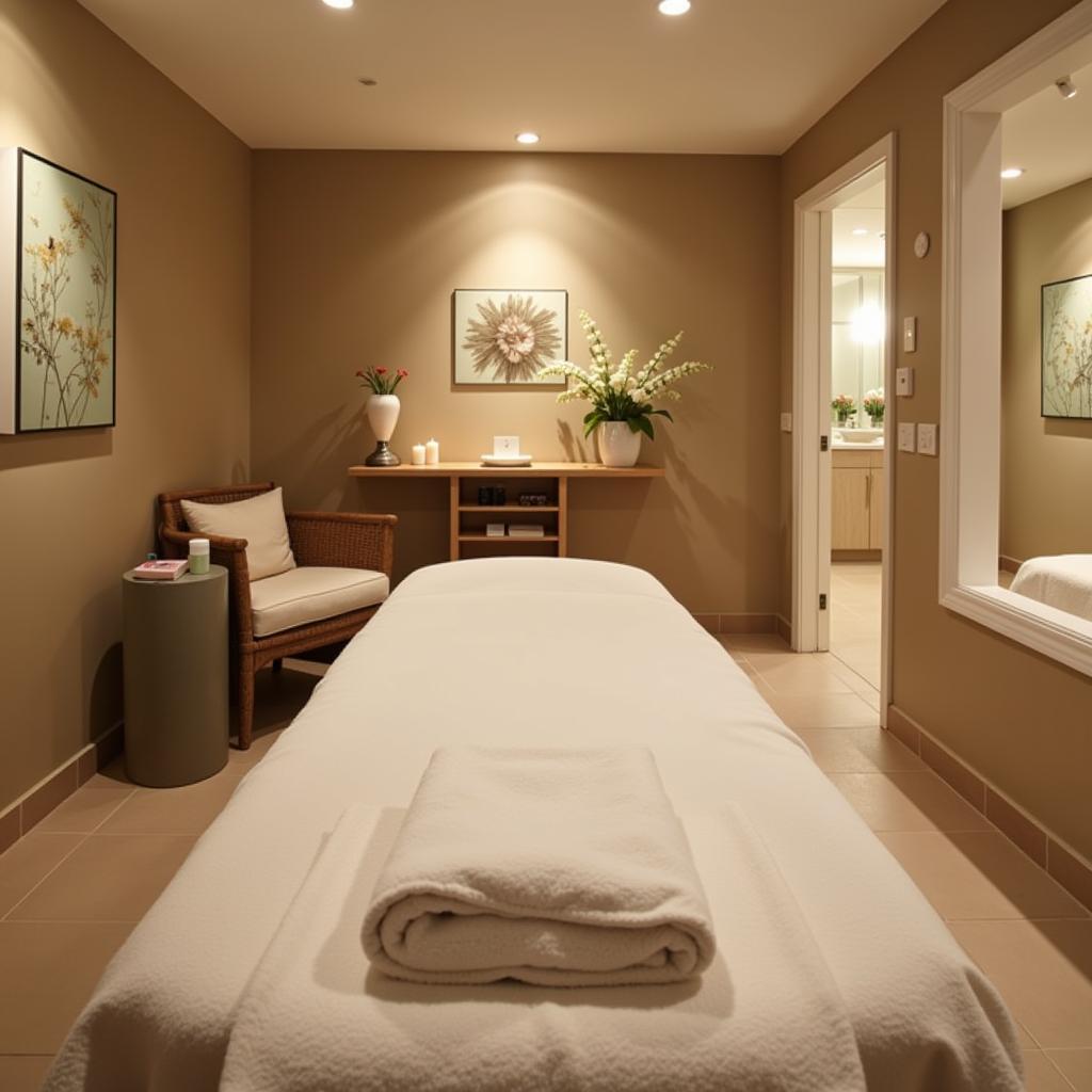 Serene Spa Treatment Room at Arena Regia