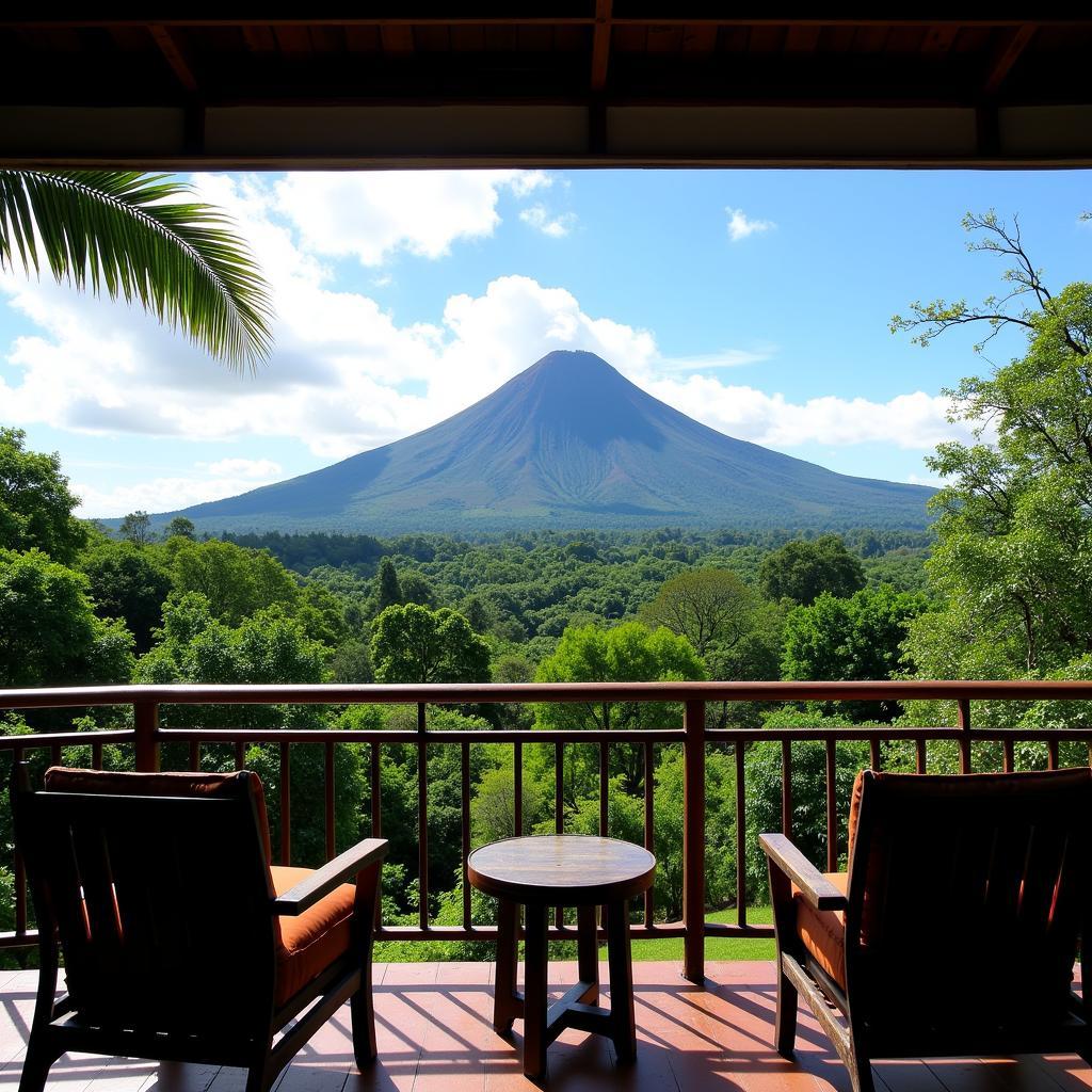 Arenal Volcano Vista From Luxury Resort