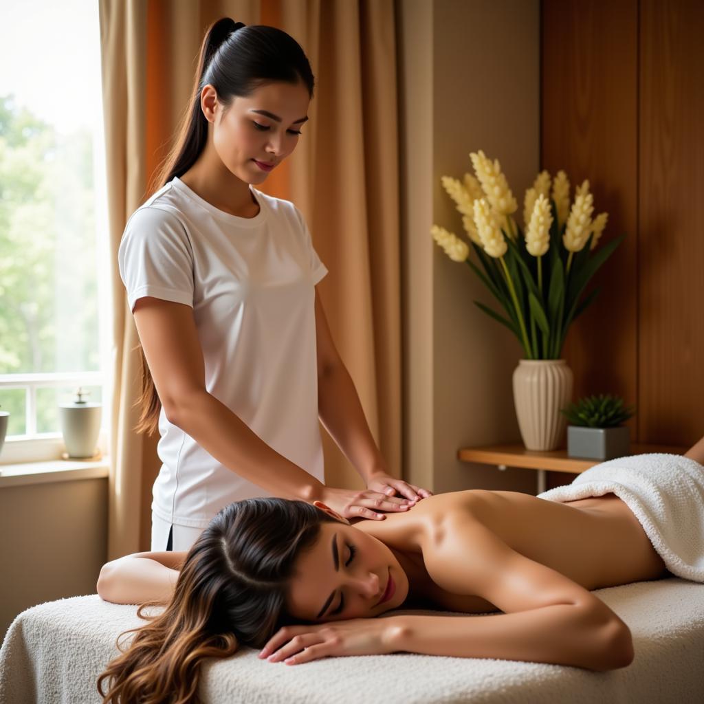 Massage Therapy at Aristo Spa Courtyard