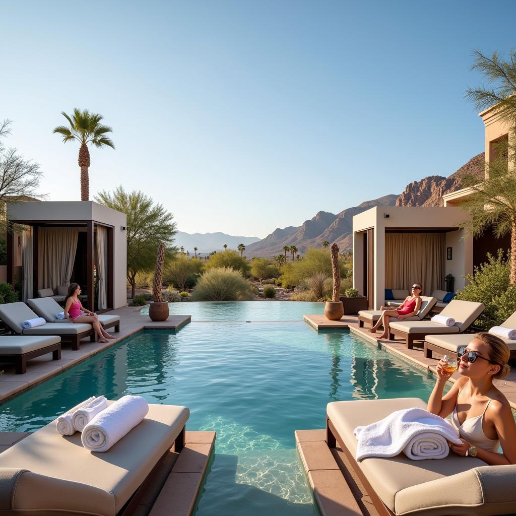 Luxury amenities at arizona spa resort