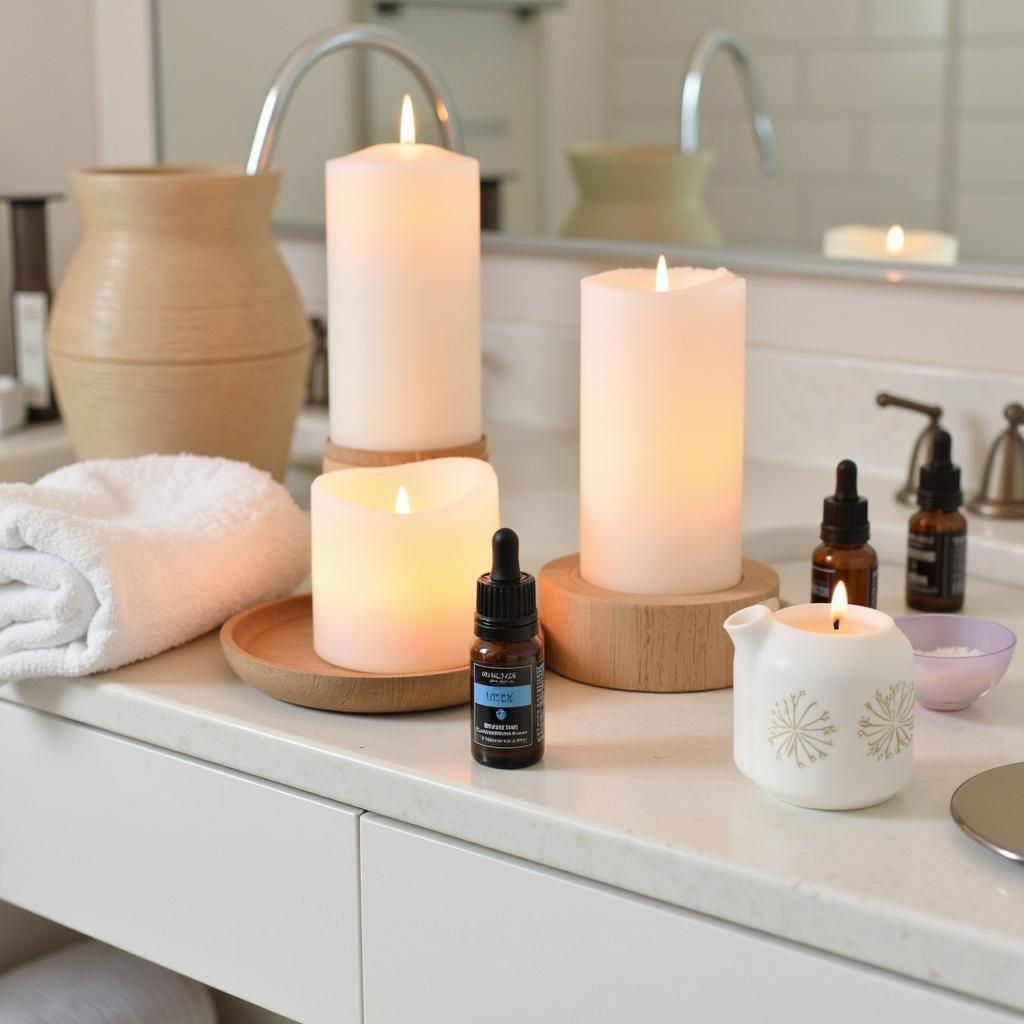 Creating a relaxing aroma spa experience at home