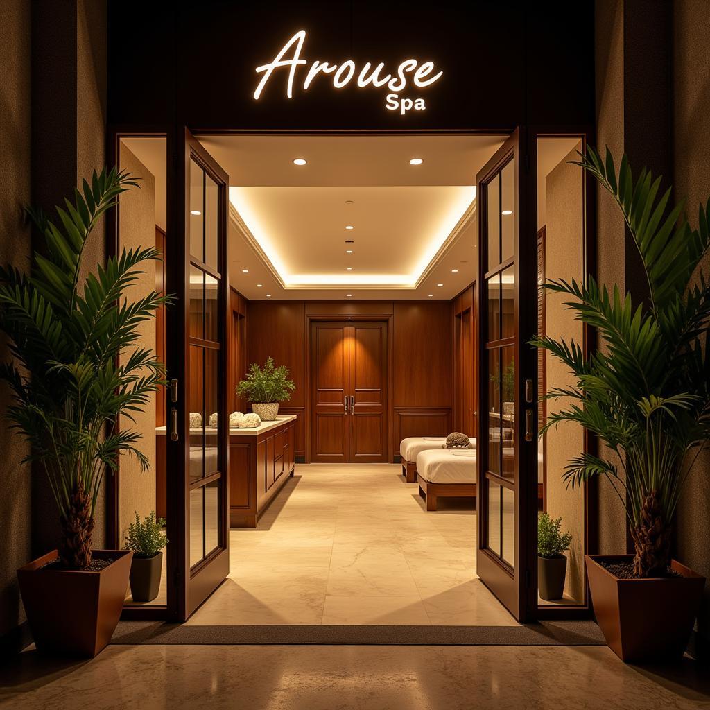 Arouse Spa Entrance in Bangalore