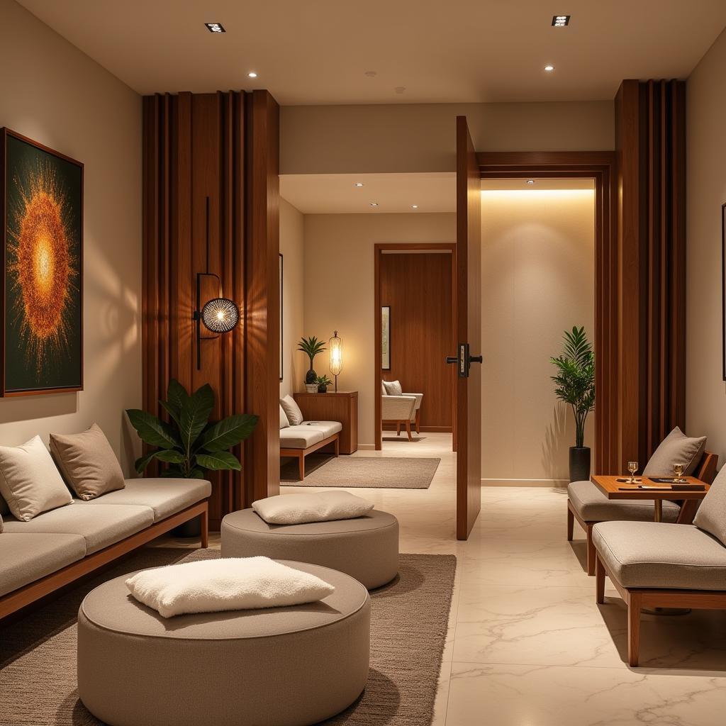 Arouse Spa Relaxation Area in Bangalore