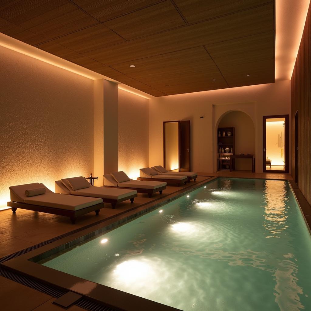 Peaceful Relaxation Area at Astana Spa Marrakech