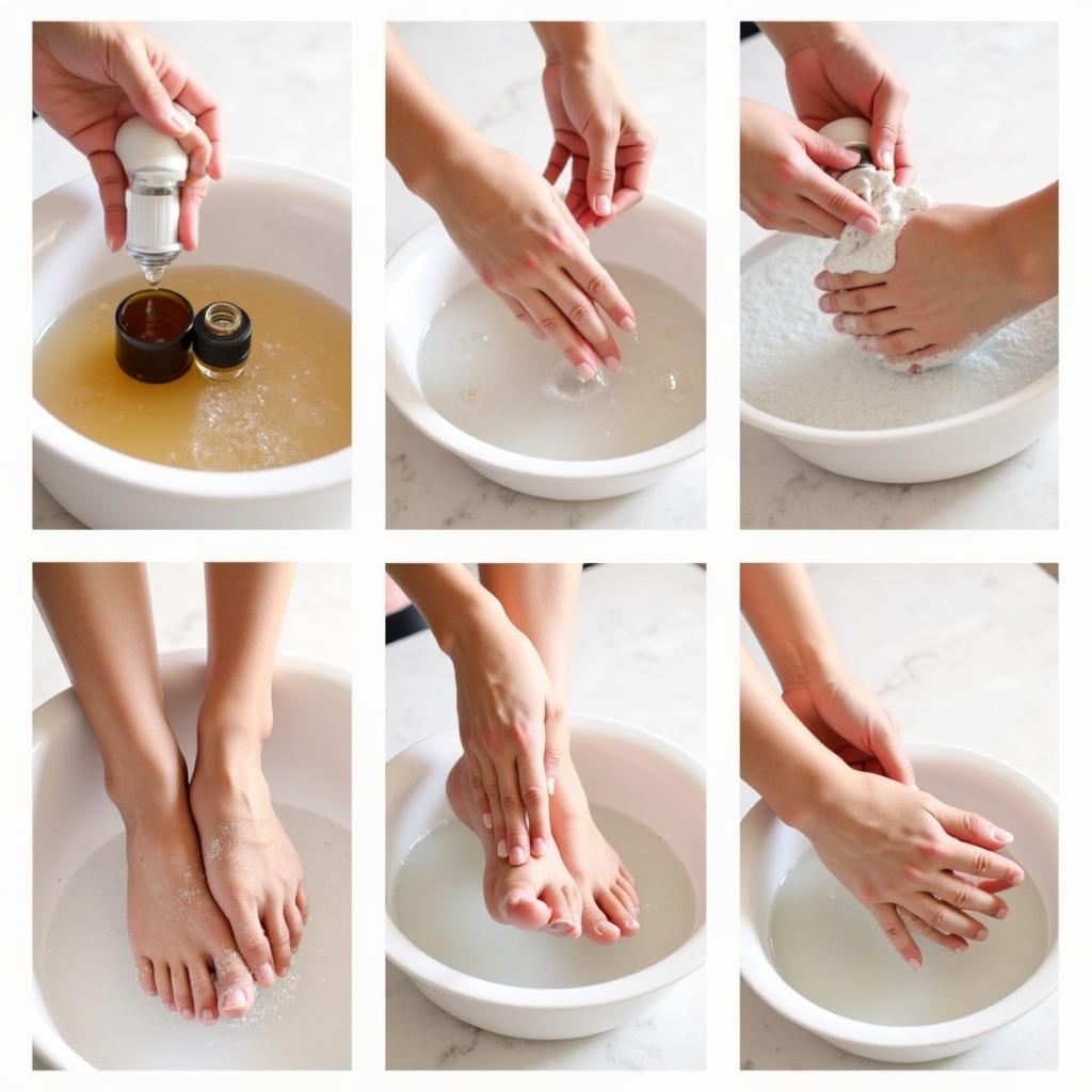 Step-by-step guide to a relaxing at-home foot spa