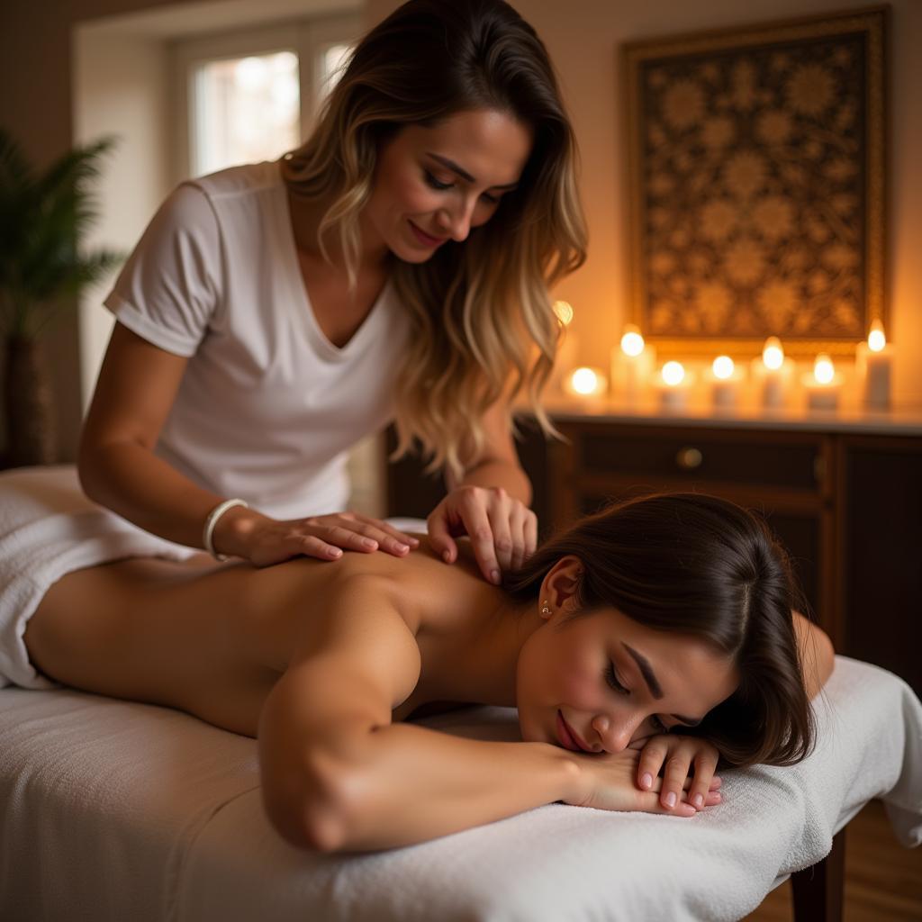 Relaxing At-Home Spa Massage