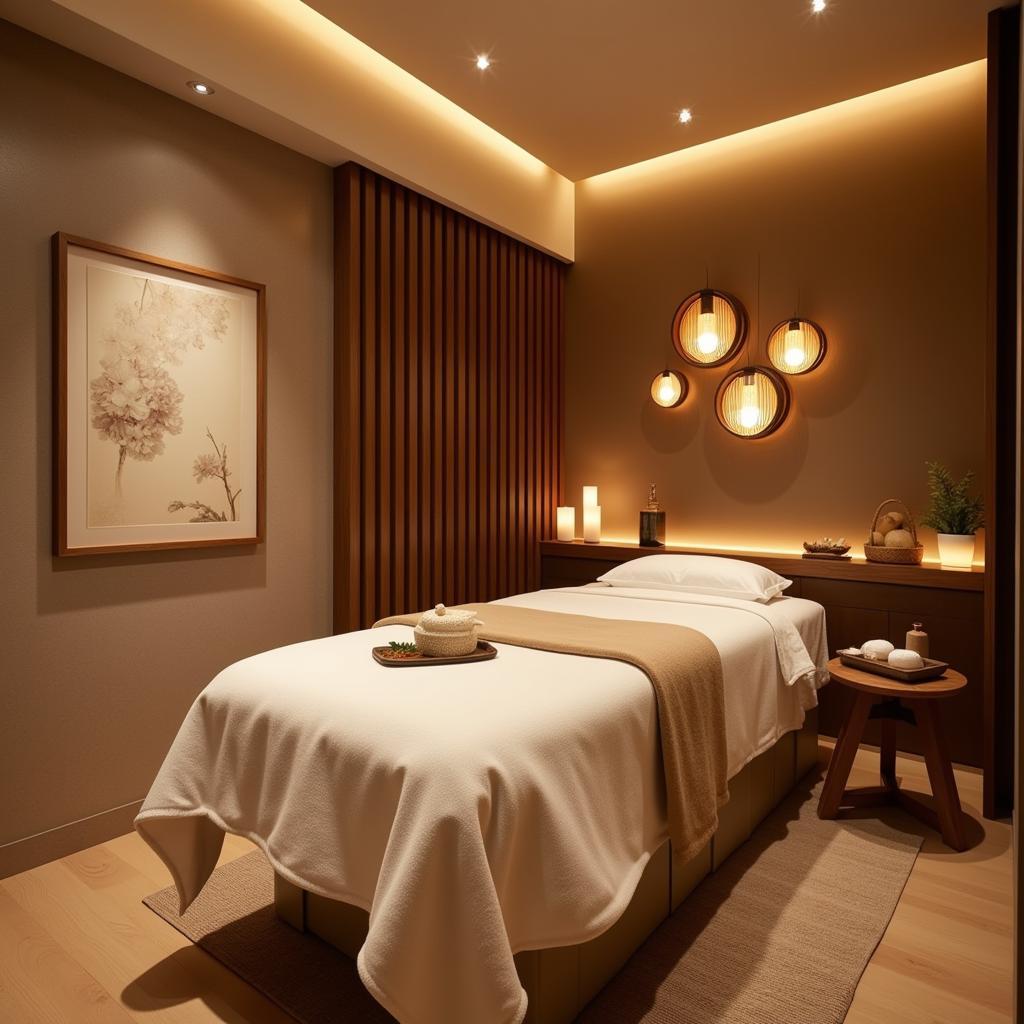 Korean Treatment Room at Aura Spa GK Delhi