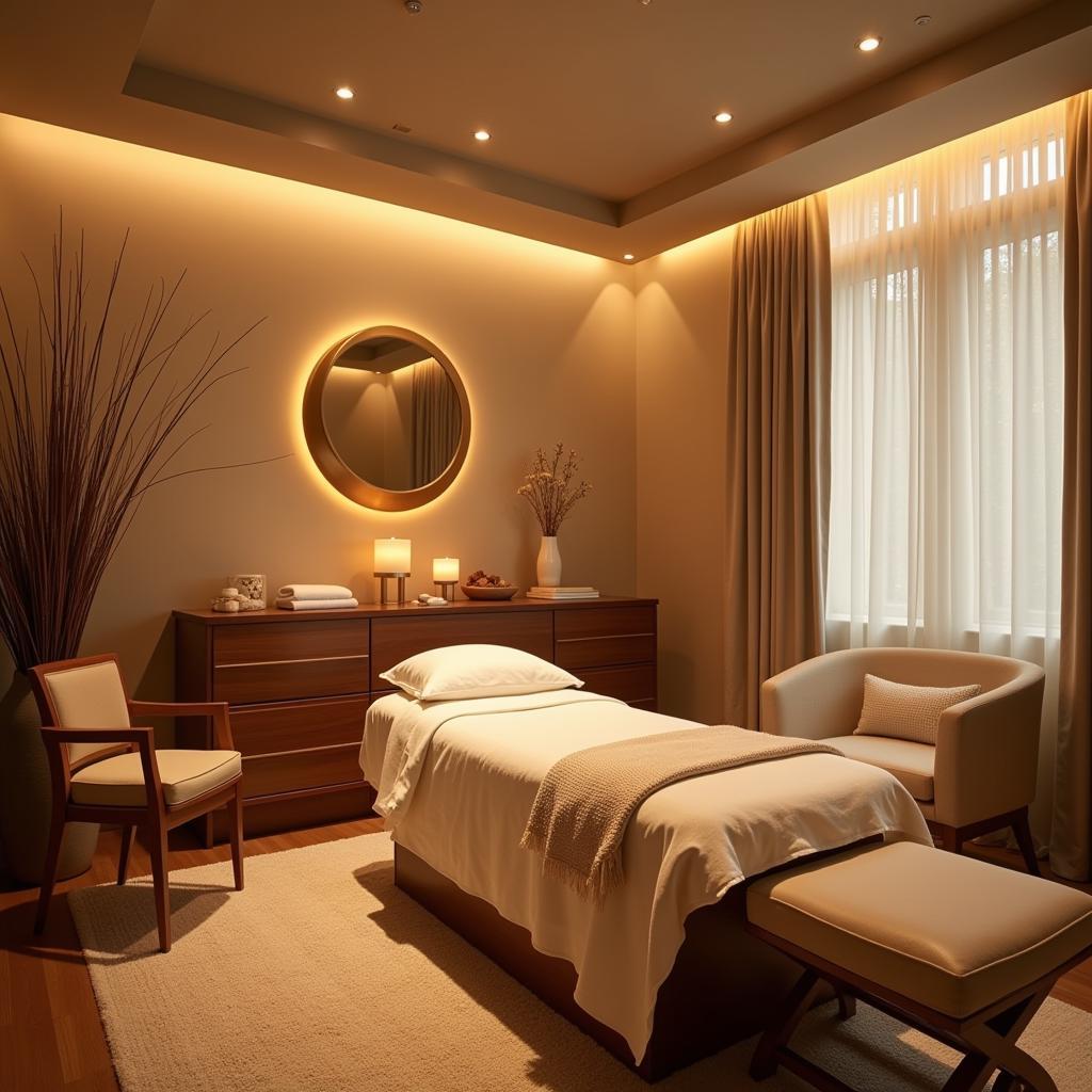 Aura Spa Treatment Room in Mega Mall Gurgaon