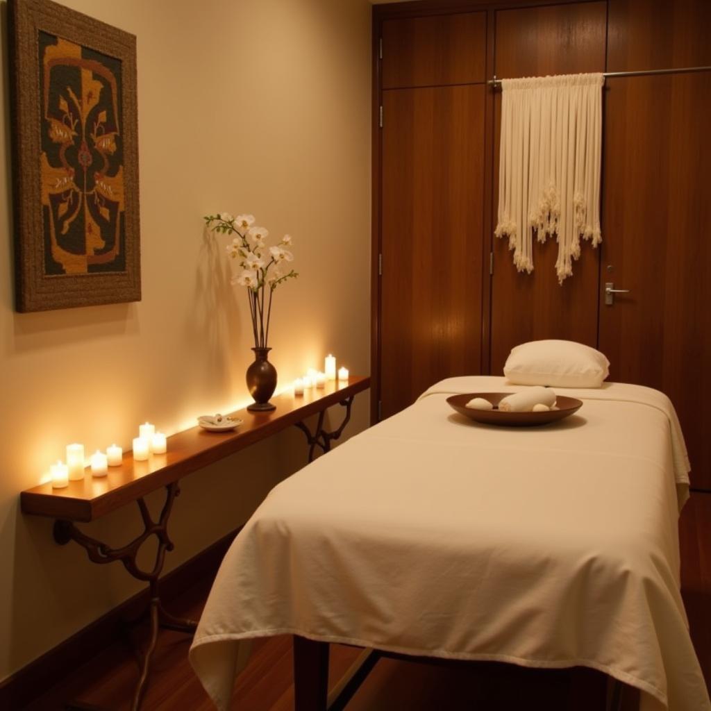 Tranquil Treatment Room at Aura Thai Spa GK 1