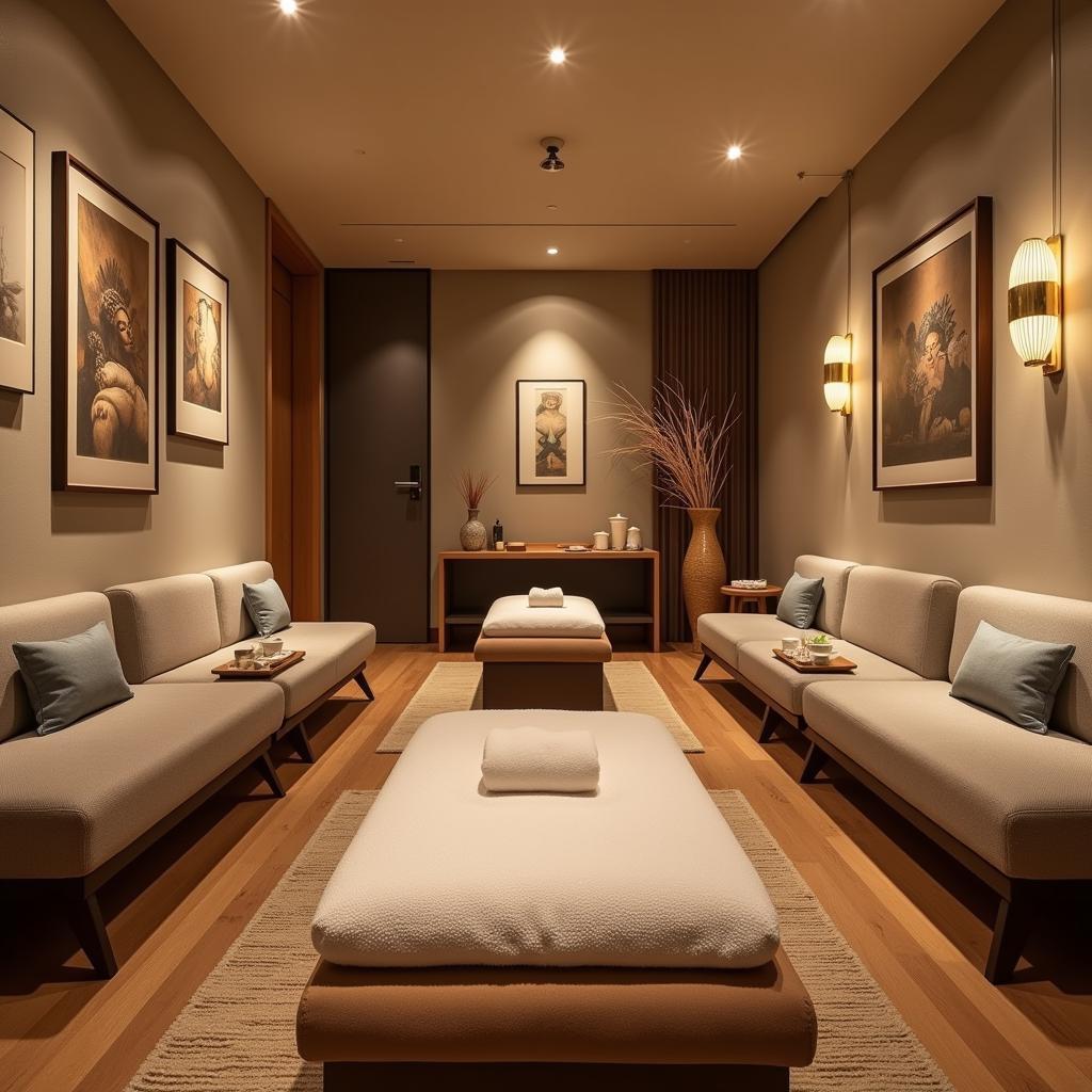 Relaxation Area at Aura Thai Spa Inorbit Mall Malad