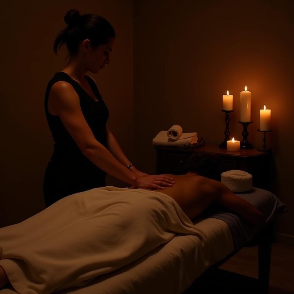 Relaxing massage at Aura Thai Spa Powai