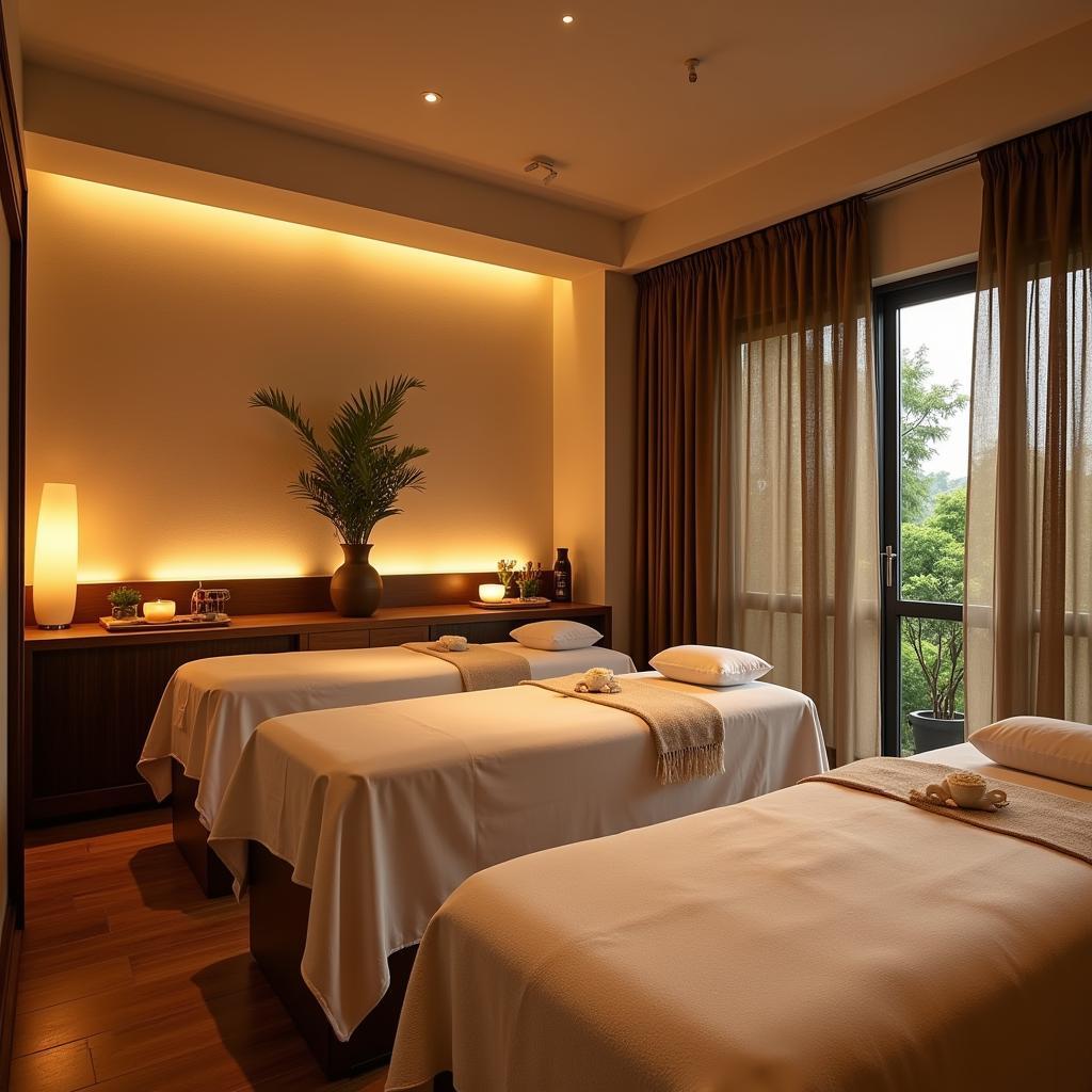 Aura Thai Spa Treatment Room in Raipur