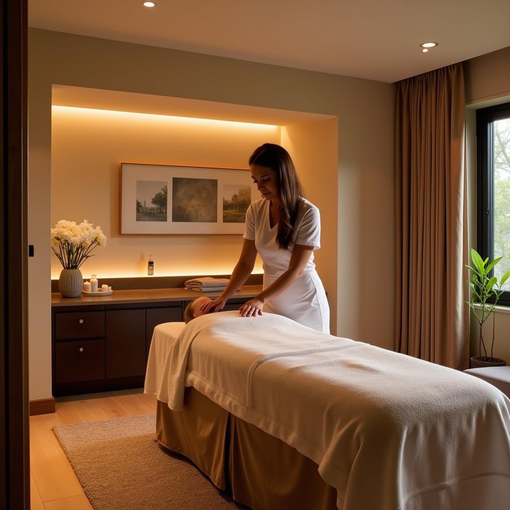 Relaxing Massage Therapy at Austin Spa Resort