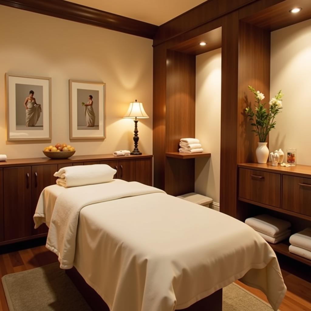 Relaxing Austin Spa Treatment Room