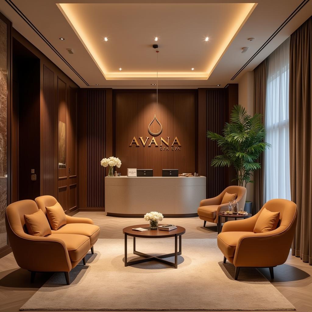 Avana Spa Vashi Reception Area