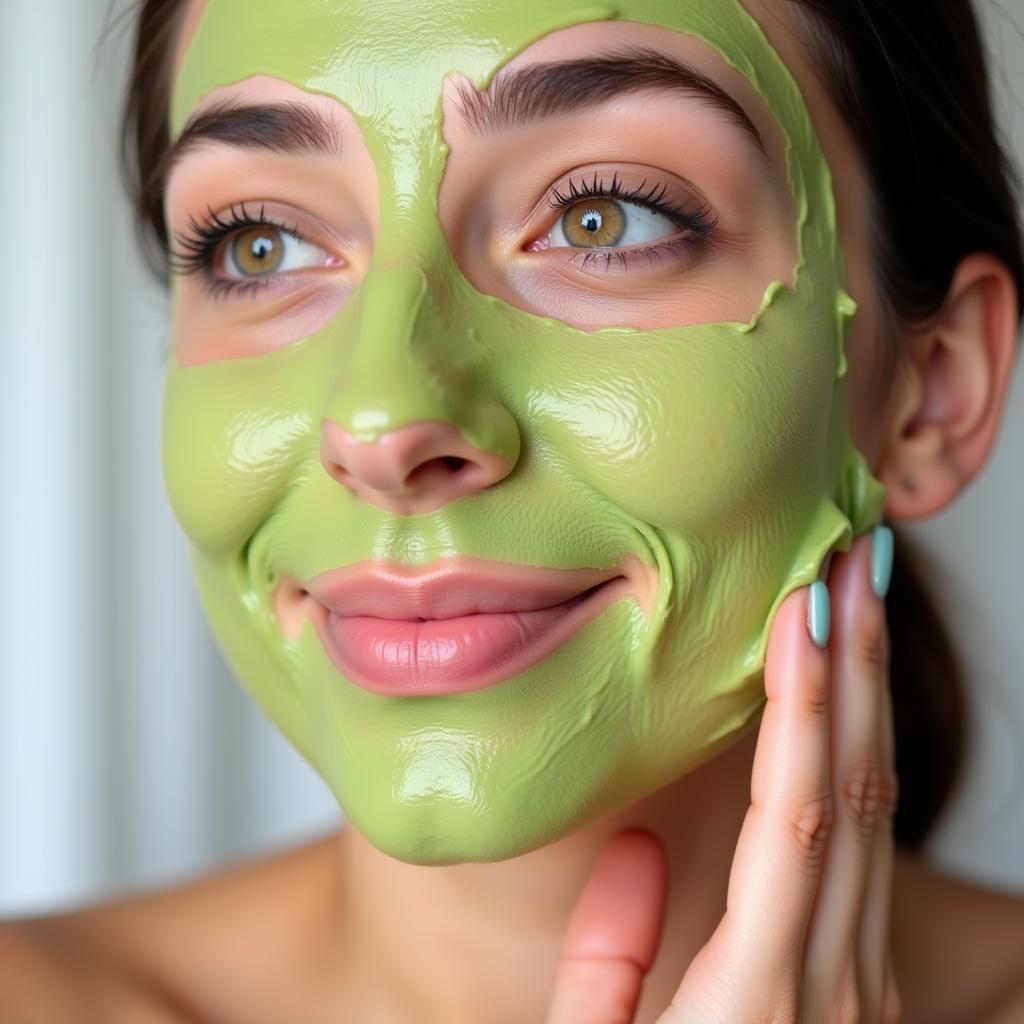 DIY Avocado Honey Yogurt Face Mask for Dry Skin