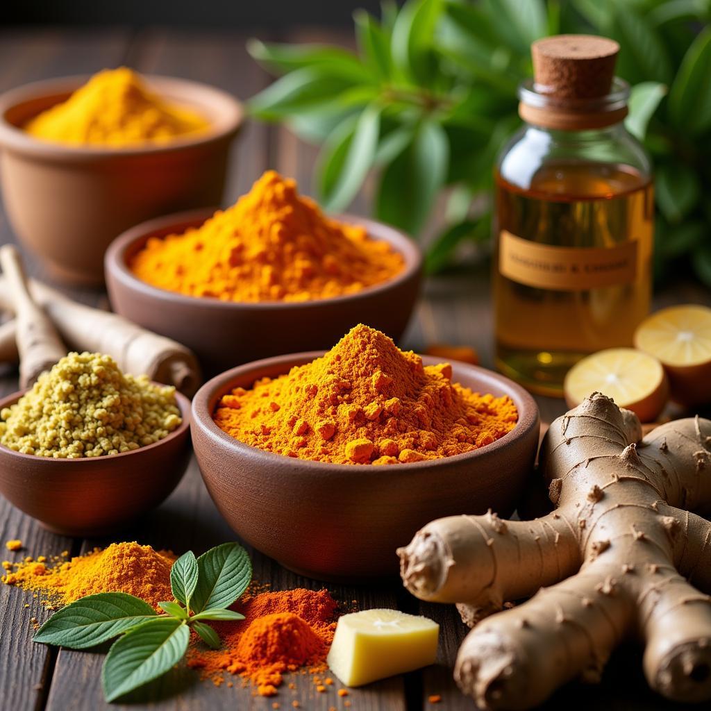 Ayurvedic Herbal Remedies and Ingredients