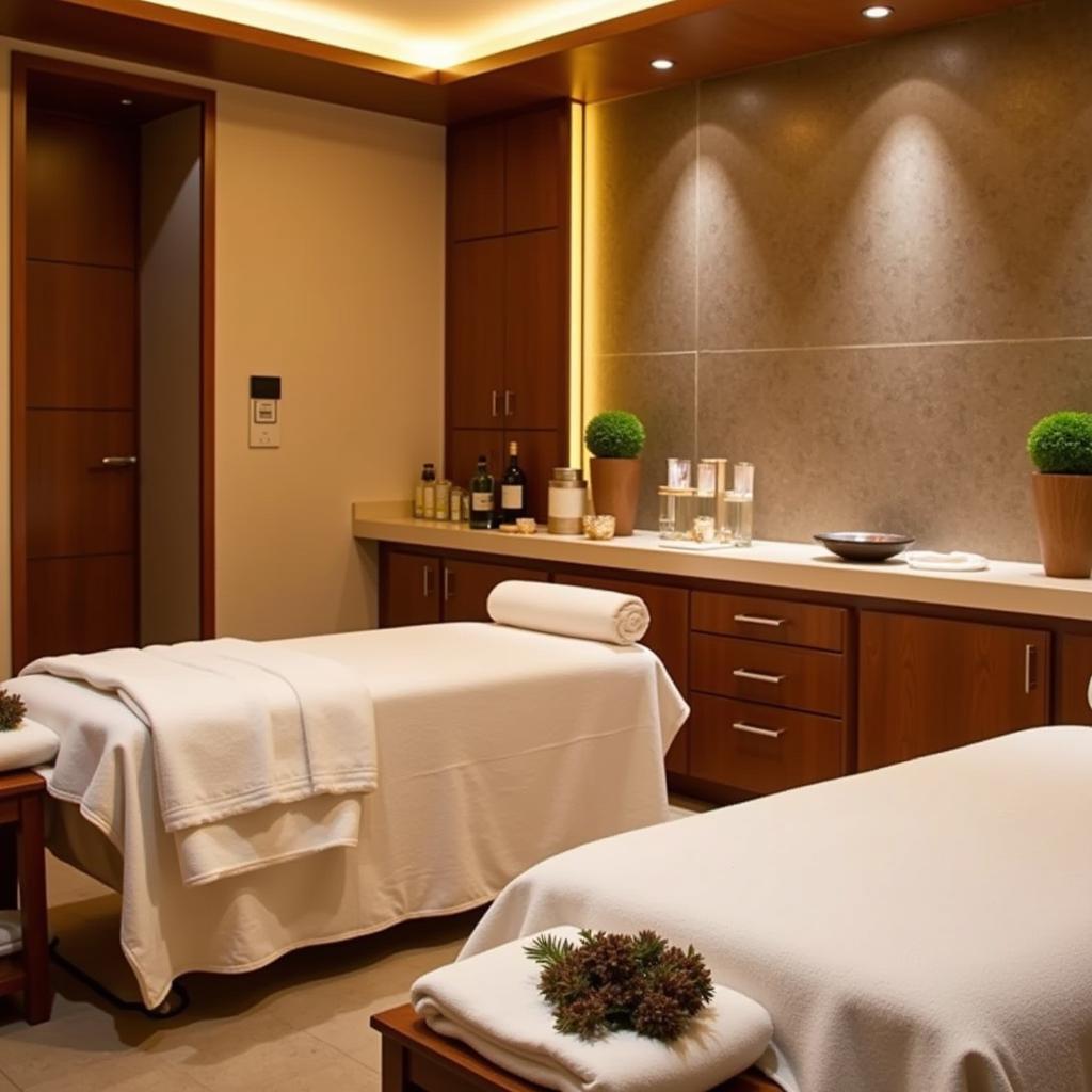 Ayurvedic Spa Treatment Room