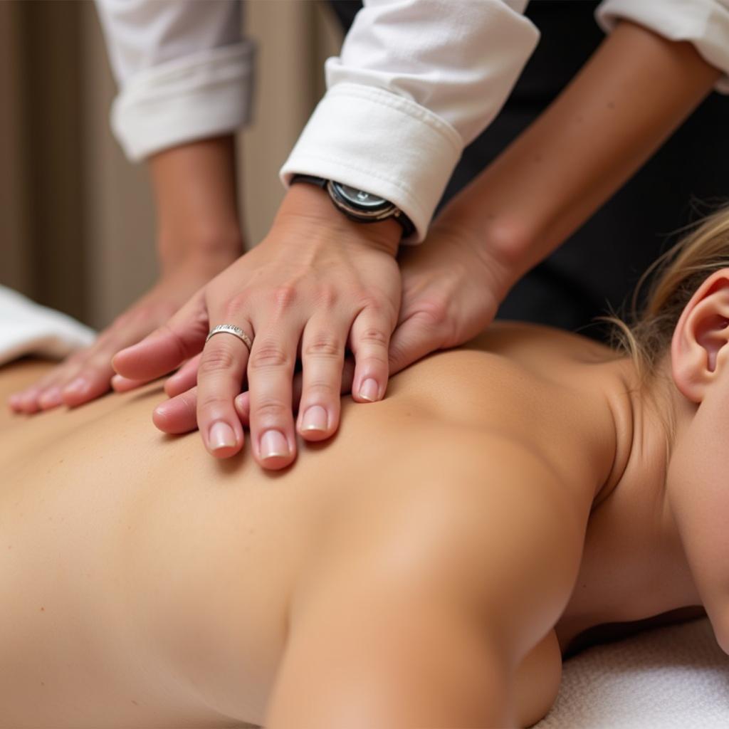 Traditional Massage Therapy at an Azia Spa in Vilnius