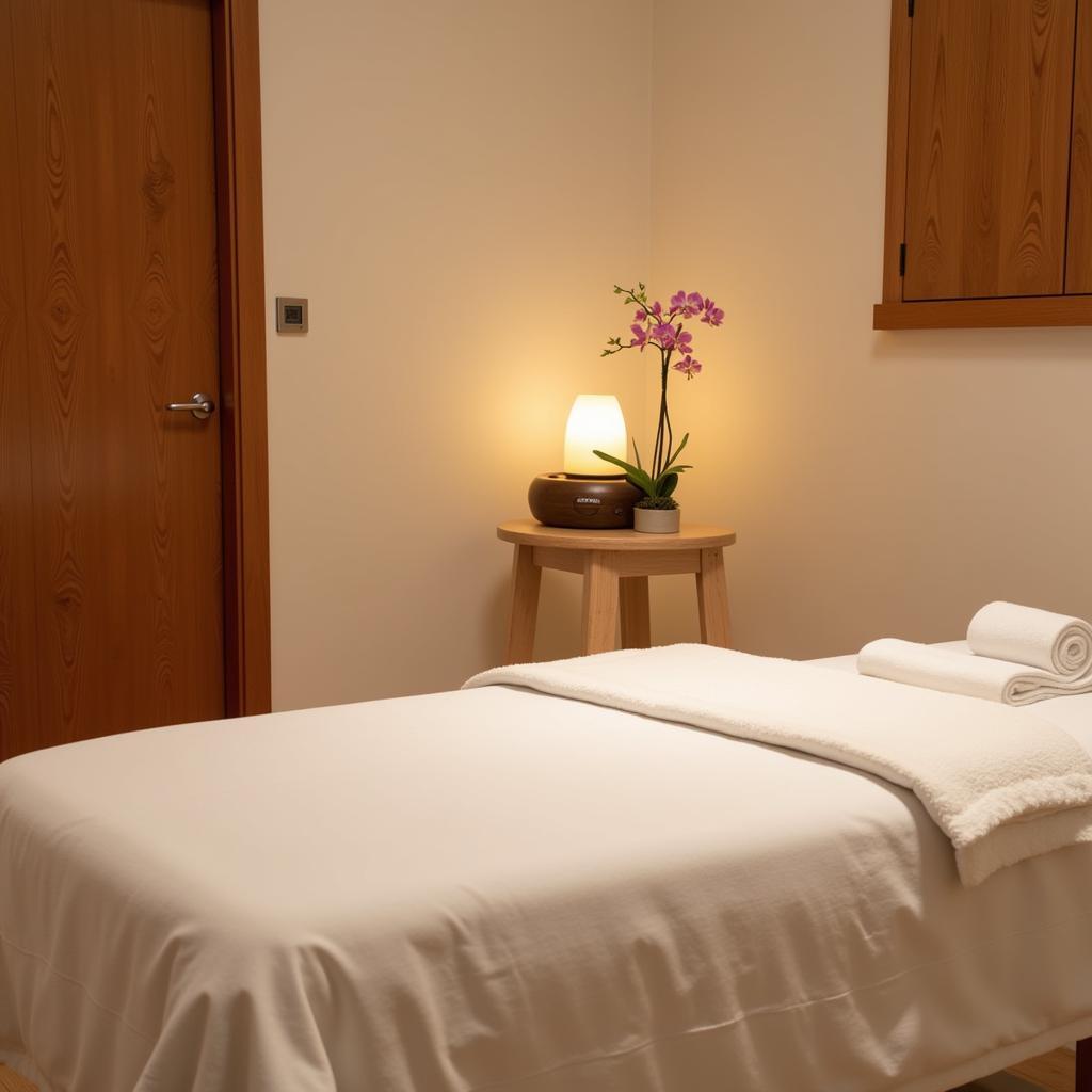 Relaxing Azia Spa Treatment Room in Vilnius