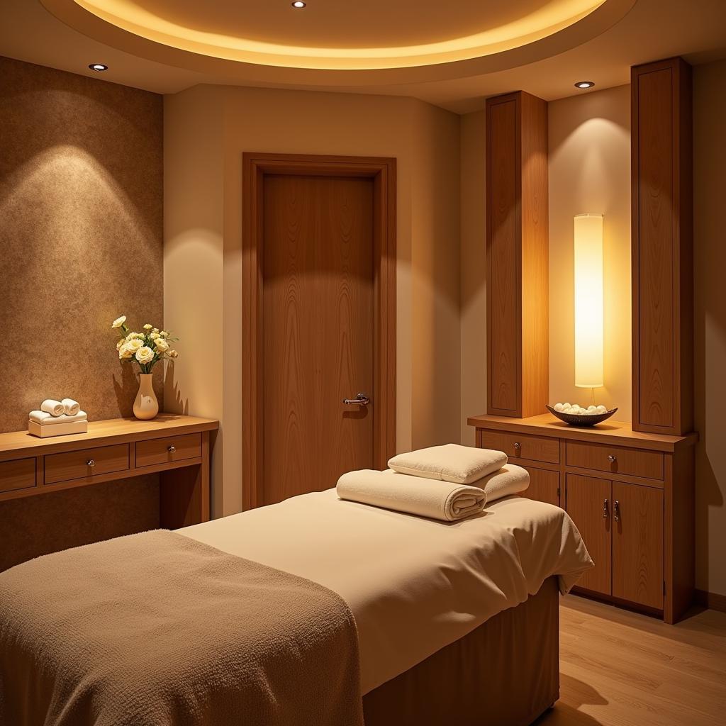 Tranquil Spa Treatment Room in Bahraich