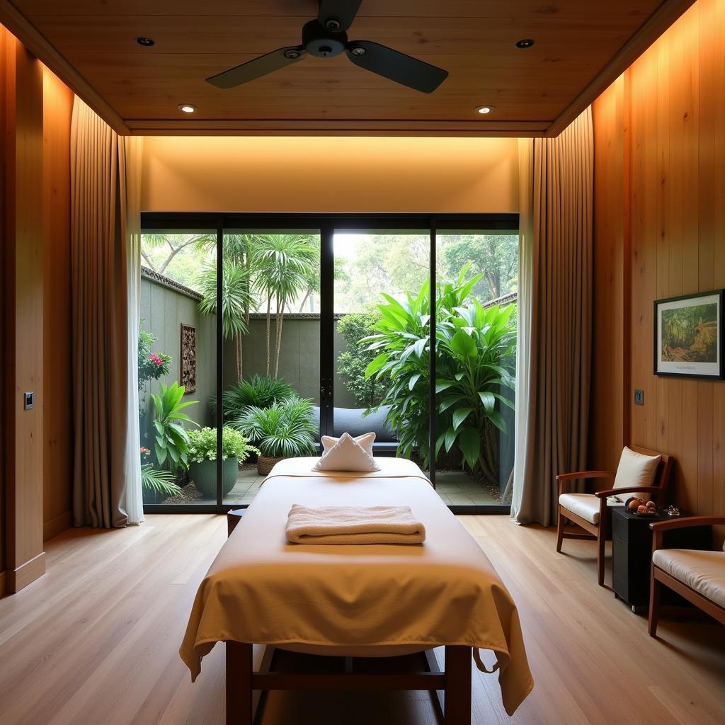 Serene Treatment Room at a Bali Refresh Spa in Nusa Dua